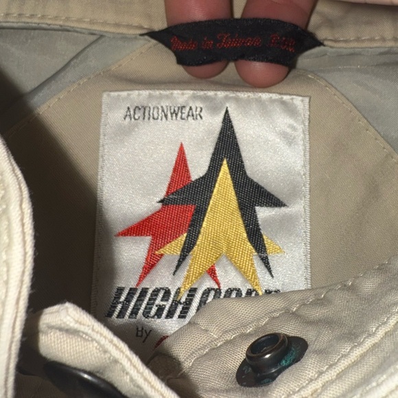 Vintage 80s Casualcraft Hickory Actionwear Cream Jacket Men’s 45R USA Made - Picture 3 of 5